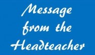 Message from Headteacher